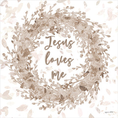 ALP2615 - Jesus Loves Me Wreath - 12x12