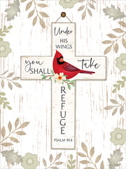 ALP2851 - Under His Wings Cross - 12x16