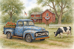 ANT232 - Americana Farmhouse  - 18x12