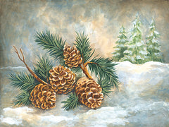 ART1390 - Winter Pinecones - 16x12