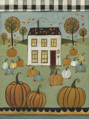BER1506 - Folk Art Pumpkin Homestead - 12x16