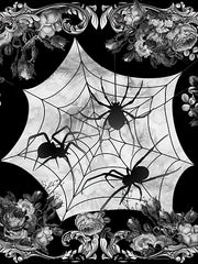 BLUE551 - Halloween Spiders - 12x16