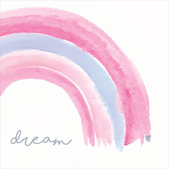 Elizabeth Tyndall ET473 - ET473 - Dream Rainbow - 12x12 pastel rainbow, dream text, watercolor style, whimsical design, soft color palette, motivational quote, dreamy art from Penny Lane