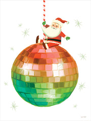 FEN1274 - Red Santa's Ball Drop - 12x16