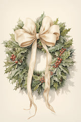 HK393 - Holly Days Wreath    - 12x18