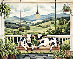HK506 - Cows with a View - 16x12