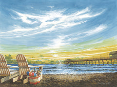 JR467 - Sunset by the Pier - 16x12