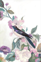 KAM861 - Little Rose and Bird - 12x18