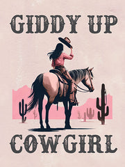 LET1278 - Giddy Up Cowgirl - 12x16