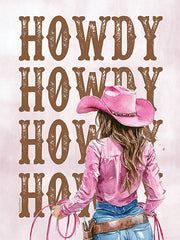 LET1284 - Howdy Cowgirl II - 12x16