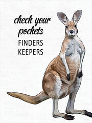 LET1317 - Check Your Pockets Kangaroo - 12x16