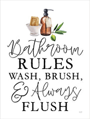 LUX837 - Bathroom Rules - 12x16
