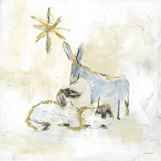 Mackenzie Kissell MKA241 - MKA241 - Heavenly Herd - 12x12 Donkey, Star, Manger, Christmas, Religious, Animals, Holy from Penny Lane