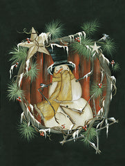 MM387 - Snowman Wreath - 12x16