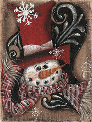 MM415 - Burlap Snowman - 12x16