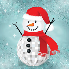 MOL2900 - Disco Ball Snowman - 12x12