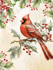 ND755 - Christmas Cardinal   - 12x16