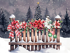 ND758 - Festive Fence     - 16x12