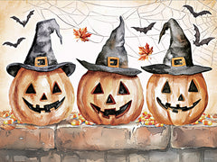 ND965 - Trio Halloween Jack-O-Lanterns - 16x12
