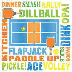 RAD1445 - Pickleball Terms - 12x12