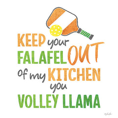 RAD1446 - Pickleball Volley Llama - 12x12