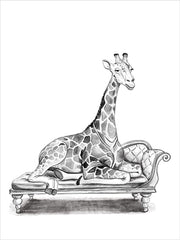 RN719 - Chaise Lounge Giraffe - 12x16