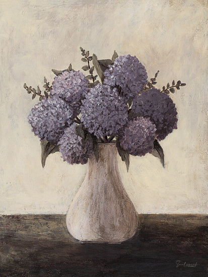 Soulspeak & Sawdust SAW178 - SAW178 - Once Upon a Summer's Dream - 12x16 hydrangea bouquet, rustic vase, purple flowers, still life, floral arrangement, textured background, classic art style from Penny Lane
