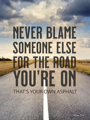 SB1455 - Never Blame Someone Else - 12x16