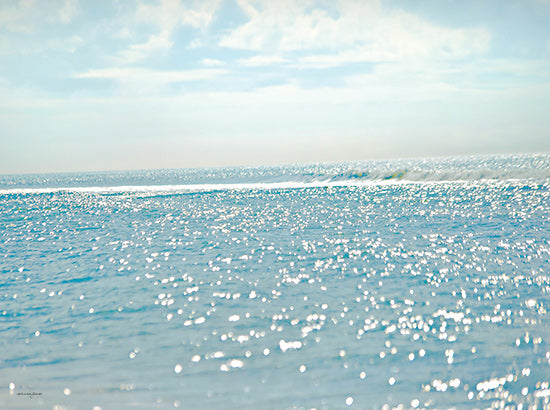 Catch A Star Fine Art STAR100 - STAR100 - Coastal Shoreline - 16x12 sparkling ocean water, turquoise sea, bright summer light, glittering waves, serene seascape, calming nature photography from Penny Lane