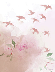 BLUE505 - Meadow Flora Birds - 12x16