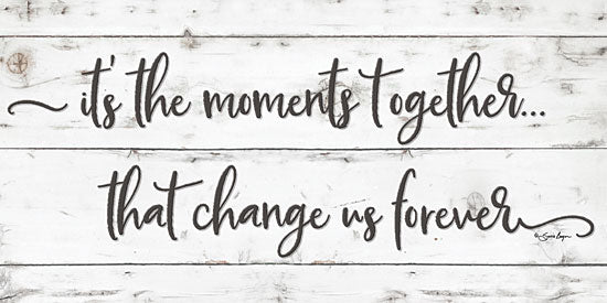 Susie Boyer BOY414 - BOY414 - It's the Moments Together   - 18x9 Signs, Typography, Moments Together, Wood Planks from Penny Lane
