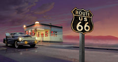 JGS325 - Route 66 Diner - 18x9