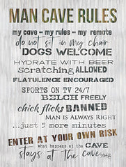 MAZ5753 - Man Cave Rules IV - 12x16