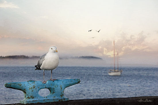 Lori Deiter LD1652 - Eastport Dockmaster - 18x12 Eastport, Docks, Bird, Coastal, Ship, Photography from Penny Lane