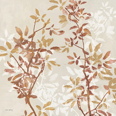 AS394 - Rust Leaf Silhouettes - 12x12