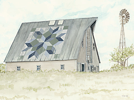 Cindy Jacobs CIN4261 - CIN4261 - Wheat Creek Barn - 16x12 Farm, Barn, White Barn, Barn Quilt, Windmill, Trees, Landscape from Penny Lane