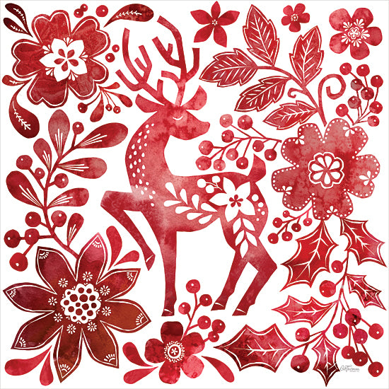 Cat Thurman Designs Licensing CTD102LIC - CTD102LIC - Folkloric Red Deer - 0  from Penny Lane