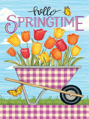 DS2207LIC - Hello Springtime Wheelbarrow - 0