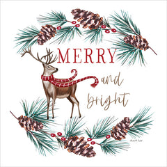 ET376 - Merry and Bright Reindeer - 12x12