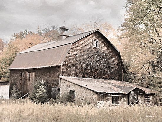 Lori Deiter LD3483 - LD3483 - Autumn Barn - 16x12 Photography, Farm, Barn, Trees, Fall, Autumn Barn, Fields from Penny Lane