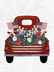 LET1183 - Patriotic Flower Delivery - 12x16