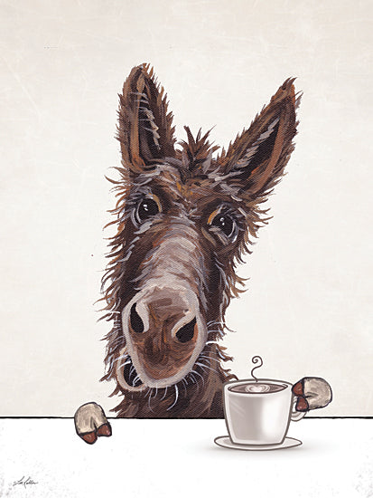 Lee Keller LK251 - LK251 - Good Morning Donkey - 12x16 Whimsical, Kitchen, Donkey, Coffee, Coffee Cup,  Farm, Typography, Signs, Textual Art, Farmhouse/Country from Penny Lane