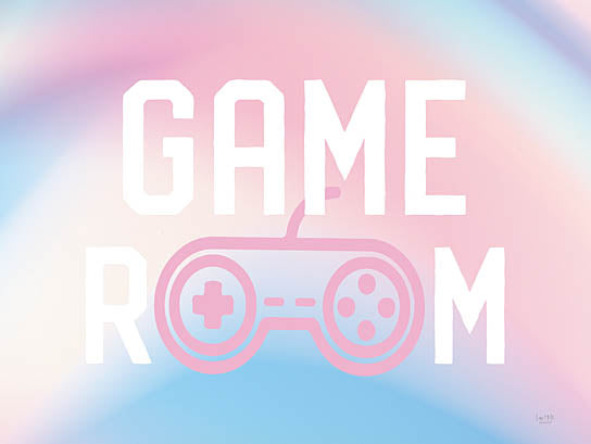 Lux + Me Designs LUX985 - LUX985 - Game Room - 16x12 Games, Video Games, Game Room, Typography, Signs, Textual Art, Leisure, Controller, Rainbow Background from Penny Lane