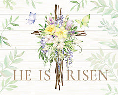 MOL2624LIC - He is Risen Cross - 0