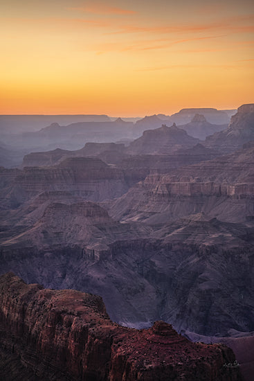 Martin Podt MPP1006 - MPP1006 - Afterglow at the Grand Canyon - 12x18 Photography, Landscape, Grand Canyon, Canyon, Rocks, Sunset, Nature, Afterglow from Penny Lane