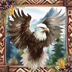 ND573 - Woodland Retreat Eagle - 12x12