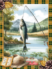 ND579 - Woodland Retreat Fish I - 12x16