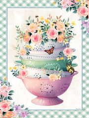 ND595 - In the Kitchen Floral Colander - 12x16