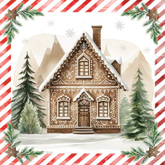 ND619 - Gingerbread Lane House I - 12x12