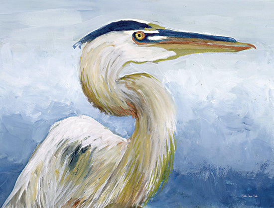 Stellar Design Studio SDS1329 - SDS1329 - The Great Heron Profile 1 - 16x12 Coastal, Heron, Profile, Sky, Clouds from Penny Lane